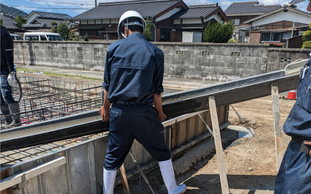 建設本部 H.Nくんの一日